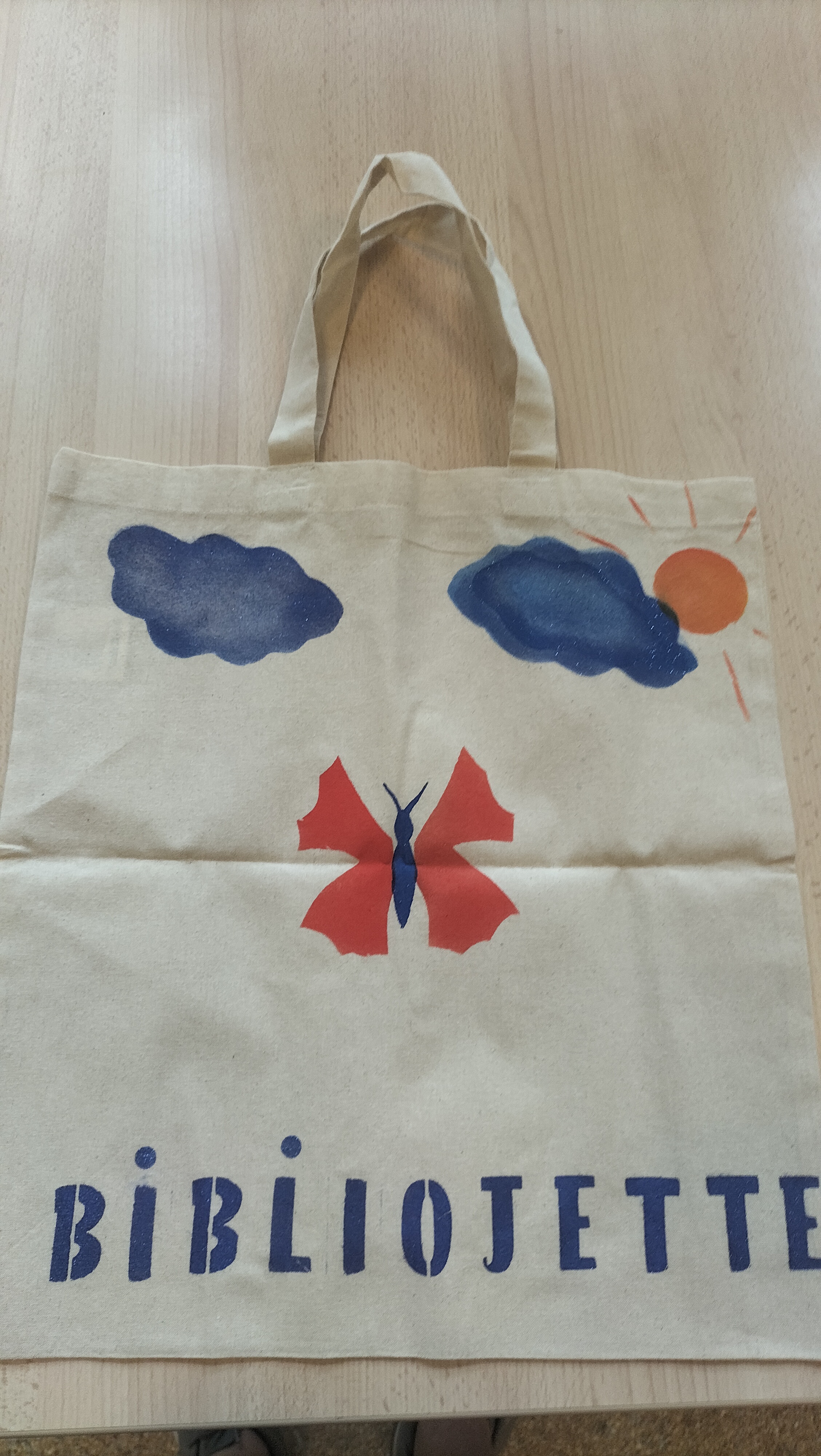 Peinture sur sac