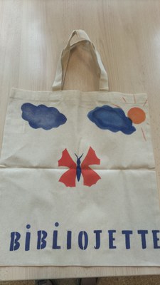 Peinture sur sac