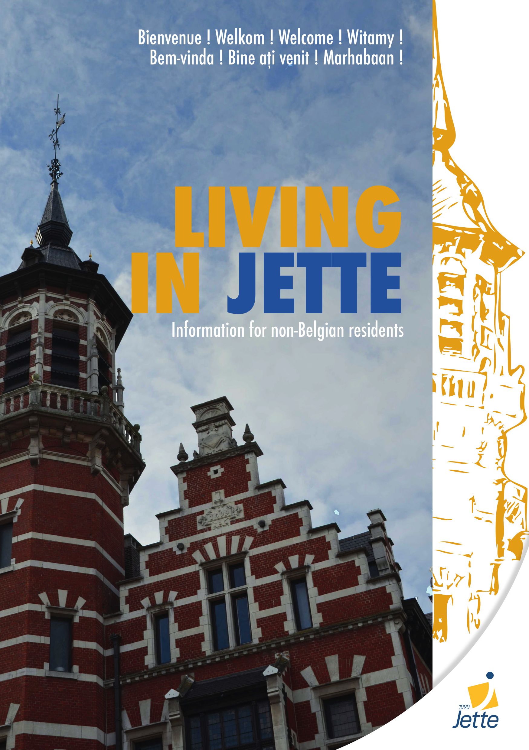 Couverture de la brochure 'Je vis à Jette' Angl